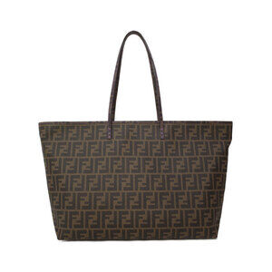 Fendi tote bag shopper Zucca FF monogram canvas Brown